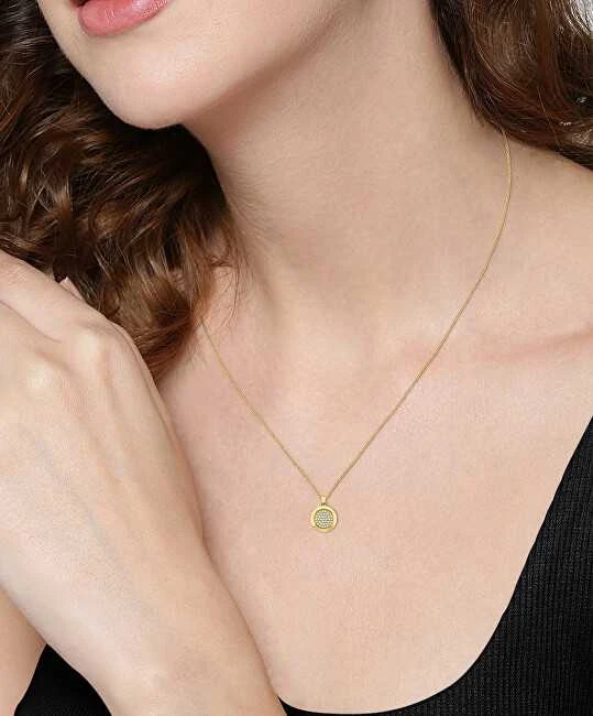 Hugo Boss Prabangus auksu dengtas papuošalų rinkinys Medallion 1570149 (vėrinys, auskarai)