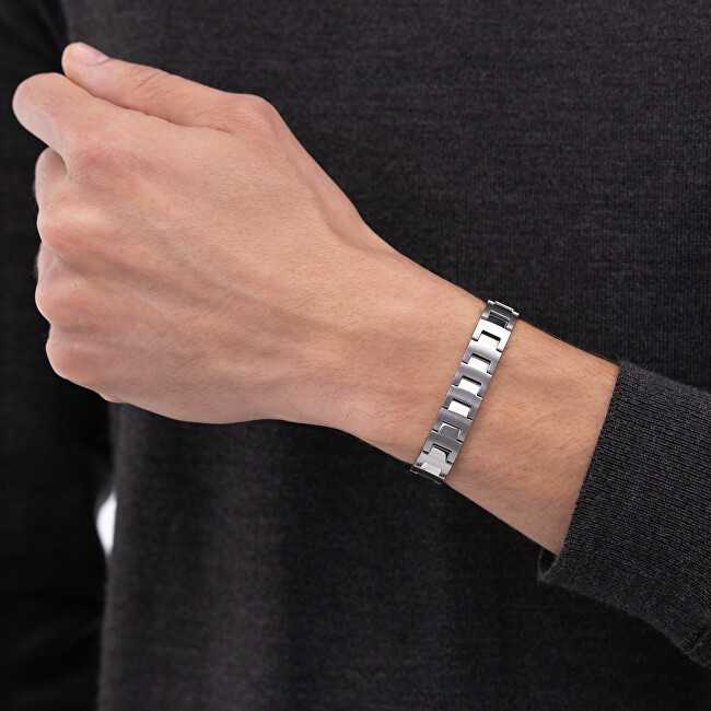 Hugo Boss Vyriška plieninė apyrankė Candor 1580751