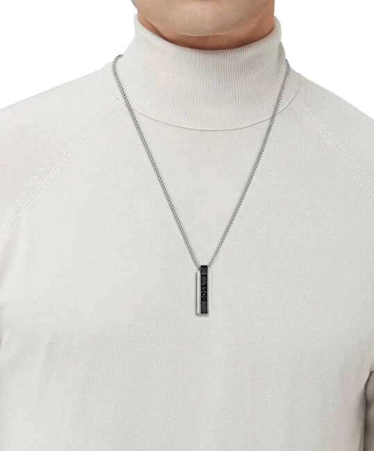 Hugo Boss Men´s steel pakabukas with pendant Sakis 1580365