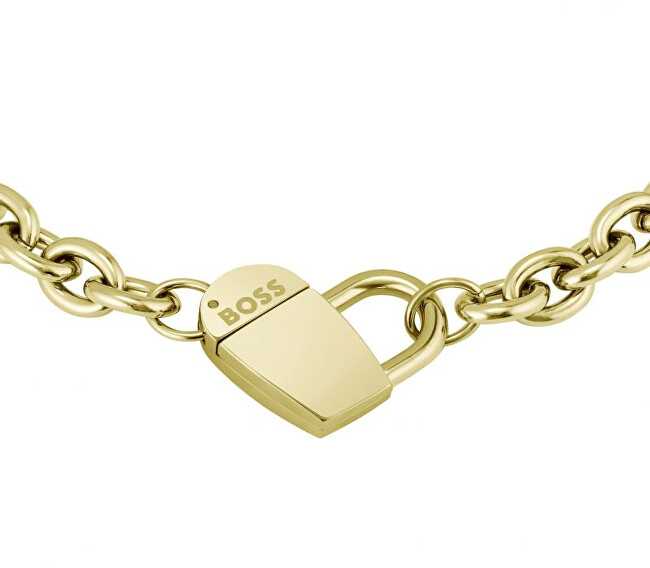 Hugo Boss Romantic auksinis plated bracelet for women Dinya 1580419