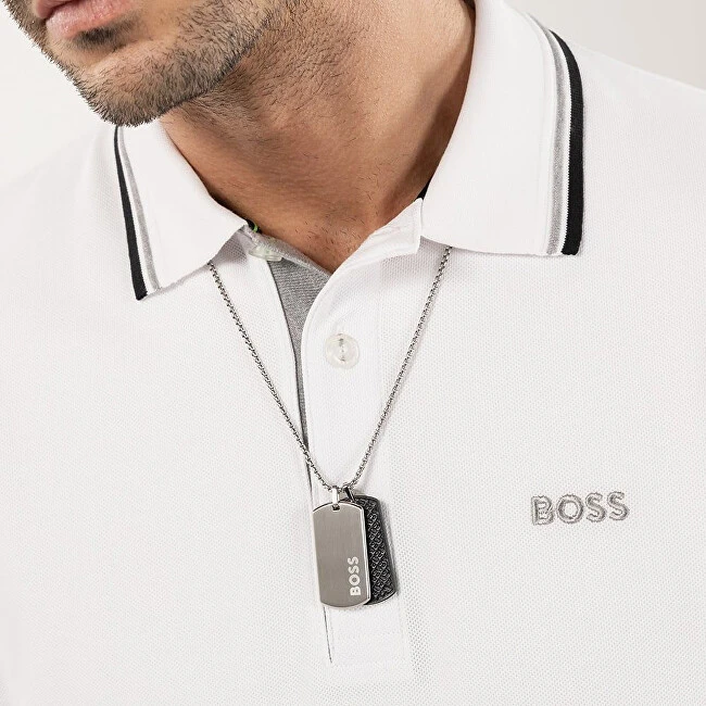 Hugo Boss Plieninis vėrinys su kariniais ženklais „Devon 1580760“