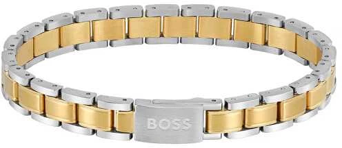 Hugo Boss Stilinga dvispalvė apyrankė vyrams Metal Links Essentials 1580195