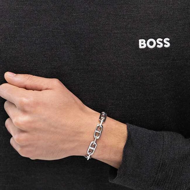 Hugo Boss Stilinga vyriška plieninė apyrankė Kodas 1580727M