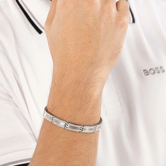 Hugo Boss Stylish steel bracelet for men Brooks 1580803