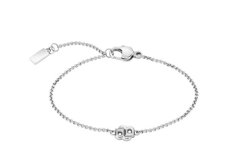 Hugo Boss Stilinga plieninė apyrankė moterims Double B 1580748