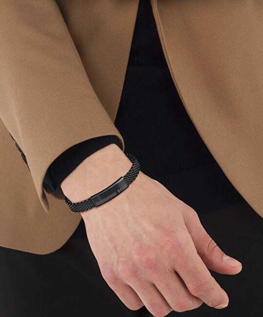 Hugo Boss Stilinga plieninė apyrankė tinklelis 1580612