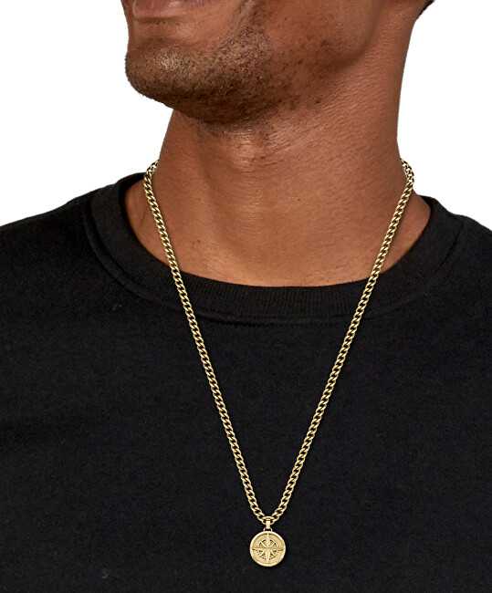 Hugo Boss Nesenstantis vyriškas paauksuotas karoliai 1580549