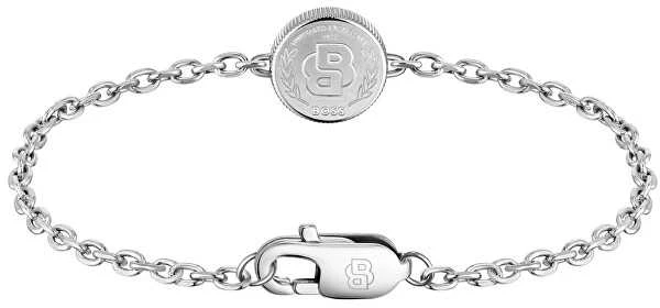 Hugo Boss Nesenstanti plieninė apyrankė Double B 1580763M