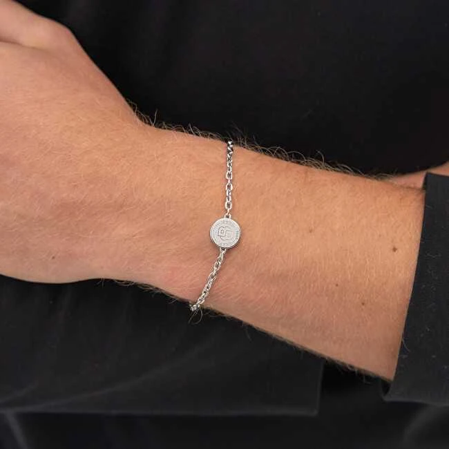 Hugo Boss Nesenstanti plieninė apyrankė Double B 1580763M
