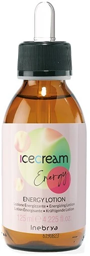 Inebrya Ice Kreminis Energy Lotion priemonė nuo plaukų slinkimo, 12 x 10 ml