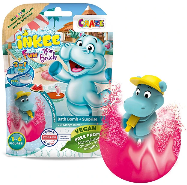 Inkee Vonios bomba su staigmena Fun Beach 100 g