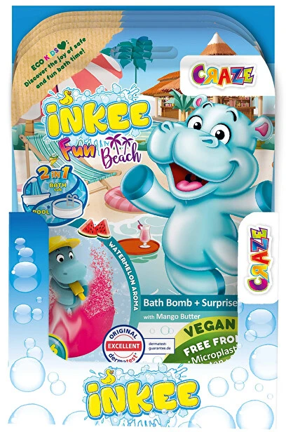 Inkee Vonios bomba su staigmena Fun Beach 100 g