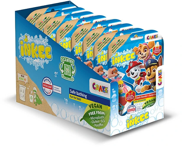 Inkee Paw Patrol staigmena – vonios bomba 80 g