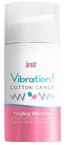 Intt VIBRATION COTTON CANDY, LIQUID VIBRATOR - 15 ml