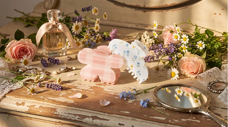 Invisibobble Clipstar Wildflower Petals n Punch M hair clip 2 pcs