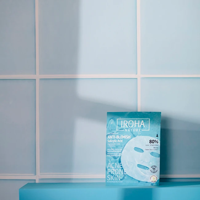 Iroha ANTI-BLEMISH anti-blemish tissue facial mask 1 u