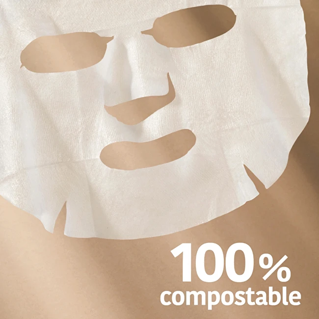 Veido ir kaklo kaukė Iroha Tissue Face & Neck Mask Triple HA, su hialurono rūgštimi, 23 ml