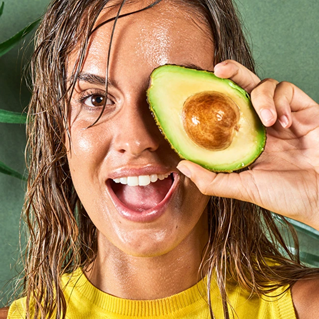 Iroha Nature Drėkinamoji veido kaukė Iroha Hydrating Face Sheet Mask Avocado & Hyaluronic Acid, su avokadu ir hialurono rūgštimi