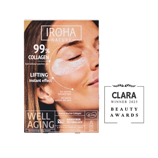 „Iroha Nature“ paakių pleistrai su 99 % kolageno, 6 vnt.