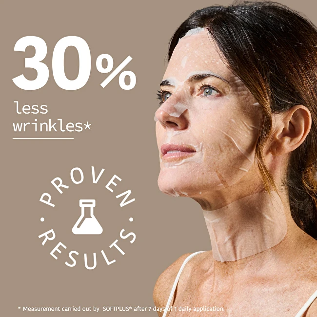 Odos senėjimą stabdanti veido ir kaklo kaukė Iroha Face and Neck Mask Collagen, su kolagenu ir hialuronu, 30 ml