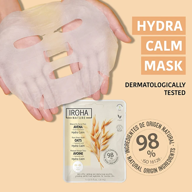 Iroha OAT facial tissue mask 1 unit