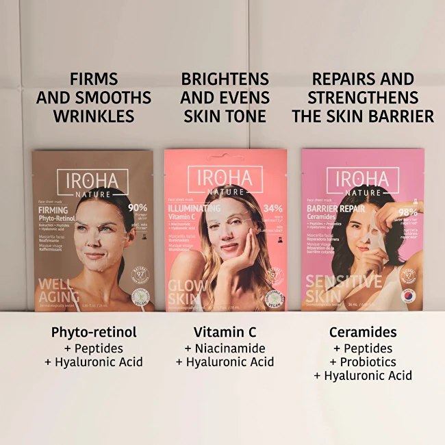 „Iroha Nature“ kaukių vakarėlių rinkinys, 3 dalys