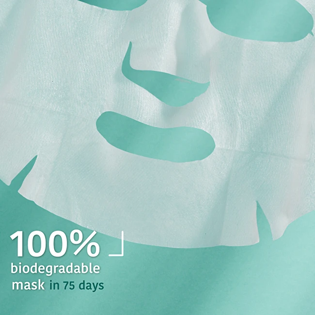 Veido kaukė Iroha Tissue Face Mask With Glycolic Acid & Centella, su glikolio rūgštimi ir Azijine centele, 23 ml