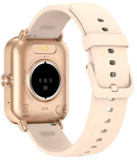 Išmanusis laikrodis Smart watch Carneo Versa HR+ rose auksinis