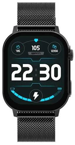 Išmanusis laikrodis Carneo Zephyr ULTRA HR+ smart watch juodas SET