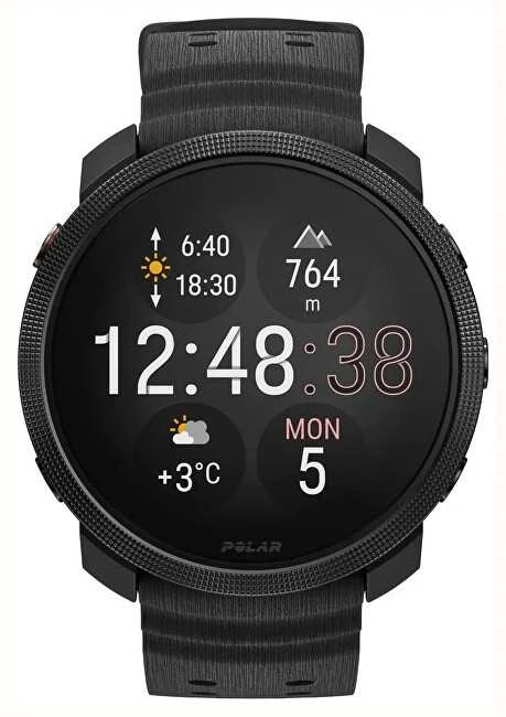 Išmanusis laikrodis Polar Vantage M3. Juodos spalvos