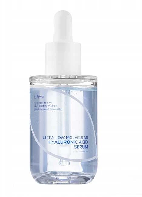 Isntree Ultra-Low Molecular Hyaluronic Acid Serum veido serumas, 50 ml