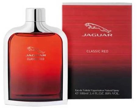 "Jaguar Classic Raudona" tualetinis vanduo 100ml