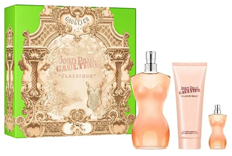 Set Jean Paul Gaultier: Classique, Eau De Toilette, For Women, 100 ml + Classique, Eau De Toilette, For Women, 6 ml + Classique,