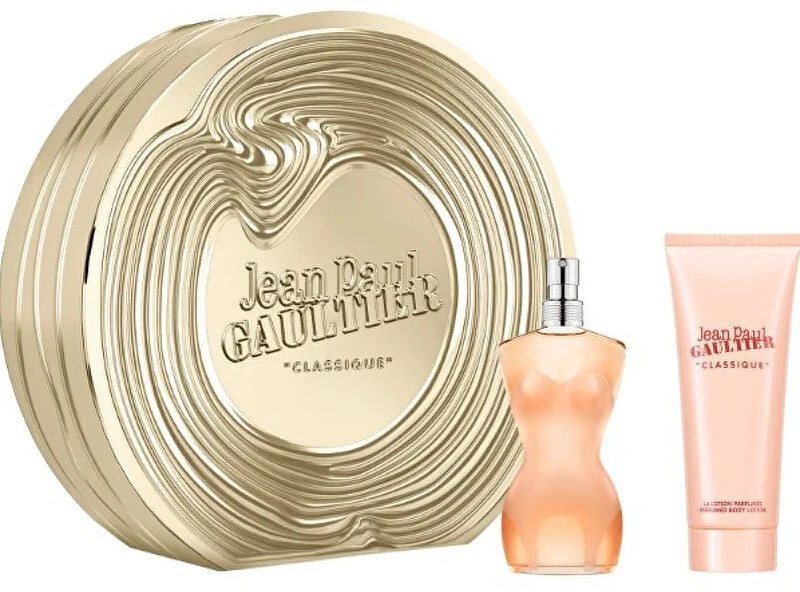 Jean Paul Gaultier Classique EDT rinkinys moterims (EDT, 50 ml + kūno losjonas, 75 ml)