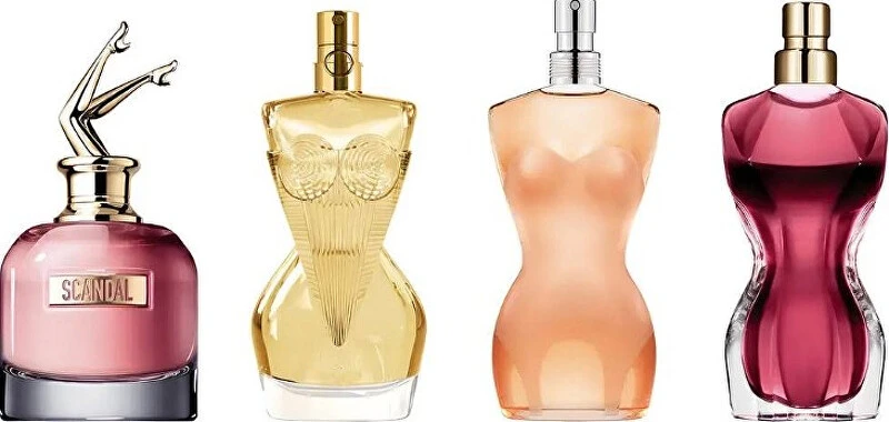 Kvepalų rinkinys moterims Jean Paul Gaultier Feminine Miniatures Set (La Belle EDP, 6 ml + Scandal EDP, 6 ml + Divine EDP, 6 ml + Classique EDP, 6 ml)