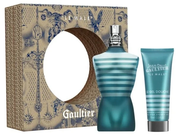 Jean Paul Gaultier Le Male rinkinys vyrams (EDT, 75 ml + dušo želė, 75 ml)