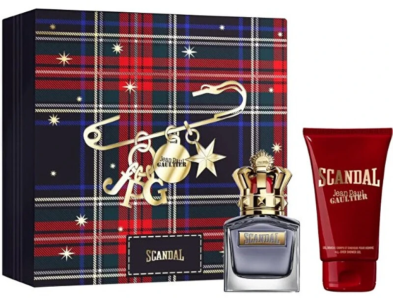 Jean Paul Gaultier Scandal Pour Homme rinkinys vyrams (EDT, 50 ml + dušo želė, 75 ml)
