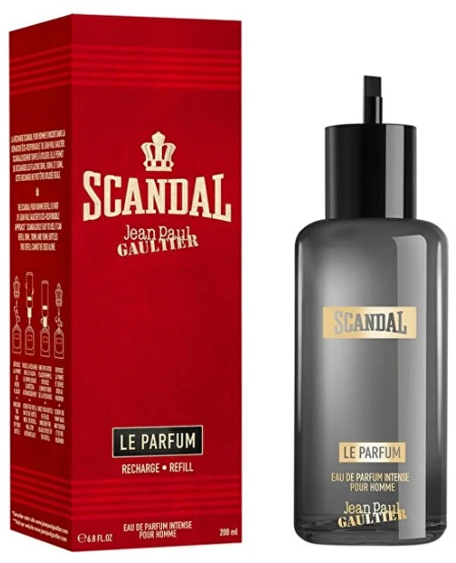 Jean Paul Gaultier Scandal Pour Homme Le Parfum EDP Intense Refill intensyvaus parfumuoto vandens vyrams papildymas, 200 ml