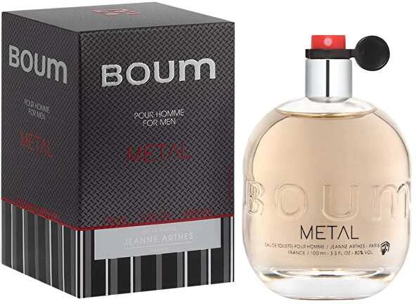 JEANNE ARTHES BOUM METAL tualetinis vyrų vanduo, 100 ml