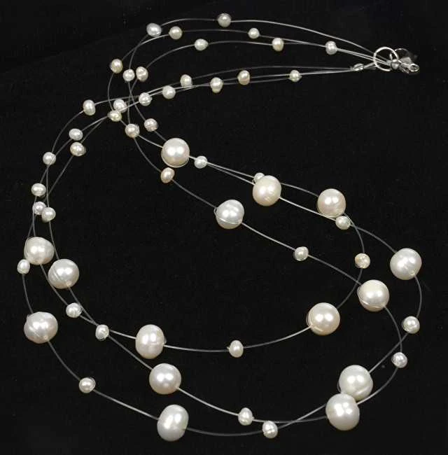 Jwl Luxury Pearls Tikrų perlų vėrinys, levituojantis JL0203