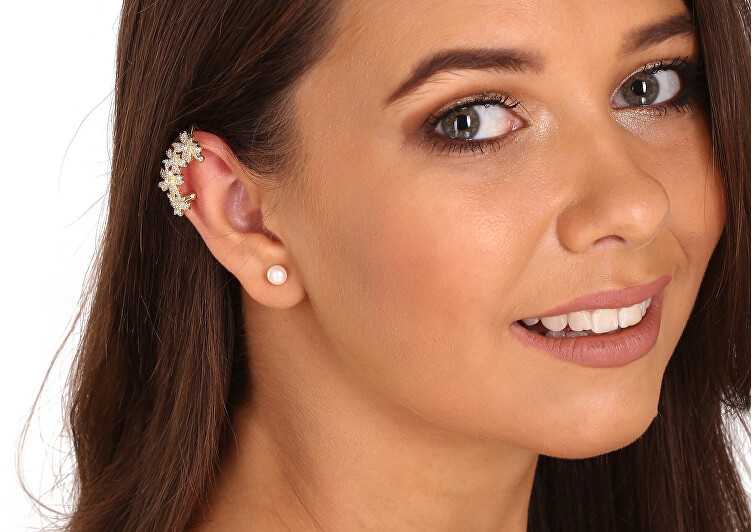 Jwl Luxury Pearls Gražus paauksuotų auskarų rinkinys (1x auskaras, 2x akmeninis auskaras) JL0780