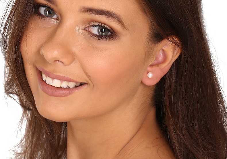 Jwl Luxury Pearls Gražus paauksuotų auskarų rinkinys (1x auskaras, 2x akmeninis auskaras) JL0780