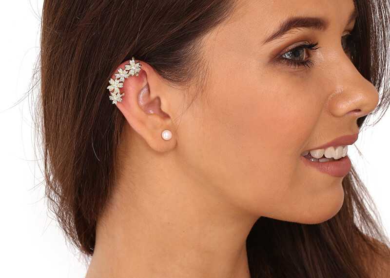 Jwl Luxury Pearls Gražus paauksuotų auskarų rinkinys (1x auskaras, 2x akmeninis auskaras) JL0780