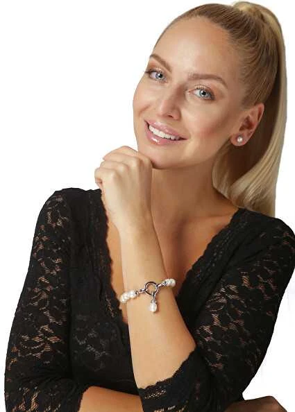 Jwl Luxury Pearls Apyrankė iš tikrų baltų perlų JL0560