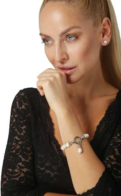 Jwl Luxury Pearls Apyrankė iš tikrų baltų perlų JL0560