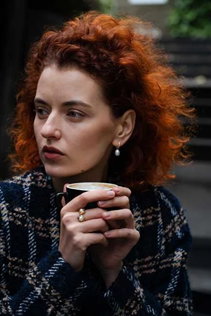 Jwl Luxury Pearls Sidabriniai apvalūs hercogienės Kate auskarai su tikru perlu ir cirkoniais 3in1 JL0685