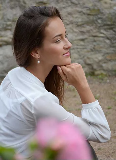 Jwl Luxury Pearls Moteriški auskarai su perlu JL0062