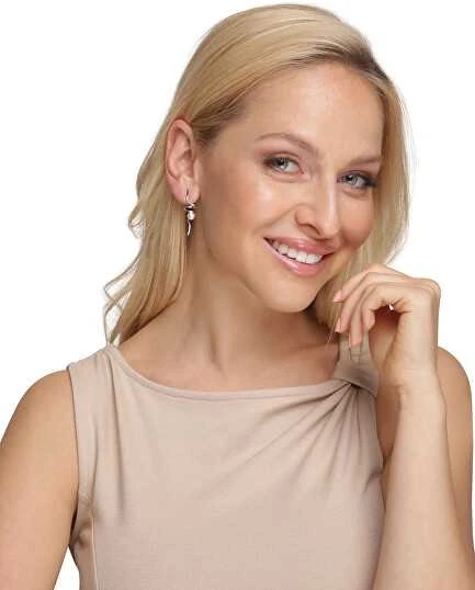 Jwl Luxury Pearls Ilgi sidabriniai perlų auskarai JL0620