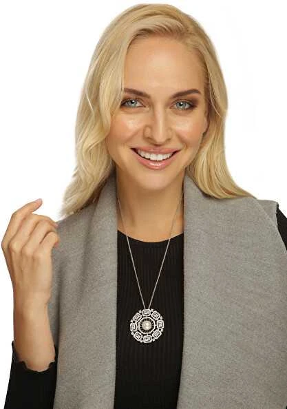 Jwl Luxury Pearls Prabangi moteriška sagė su perlu 2in1 JL0665