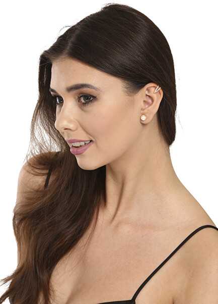 Jwl Luxury Pearls Modernus paauksuotų auskarų rinkinys (1x auskaras, 2x akmeninis auskaras) JL0807